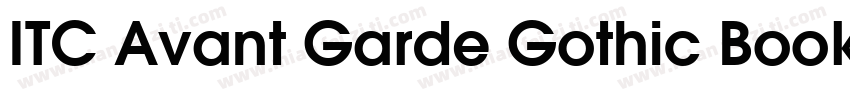 ITC Avant Garde Gothic Book BT Requ字体转换